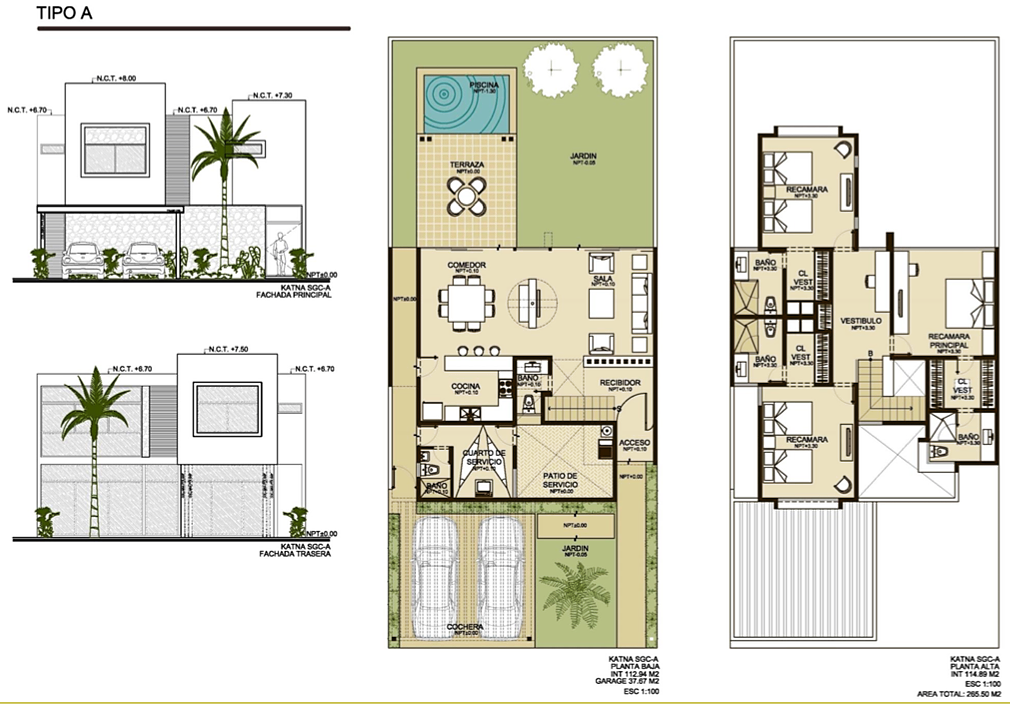 2 de 2: PLANTA ARQUITECTONICA