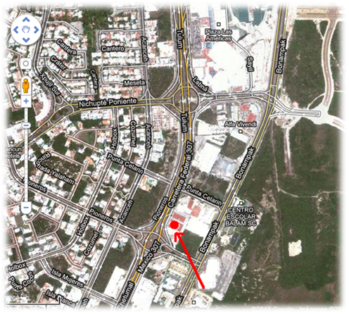 4 de 14: Ubicación Plaza Mayaland