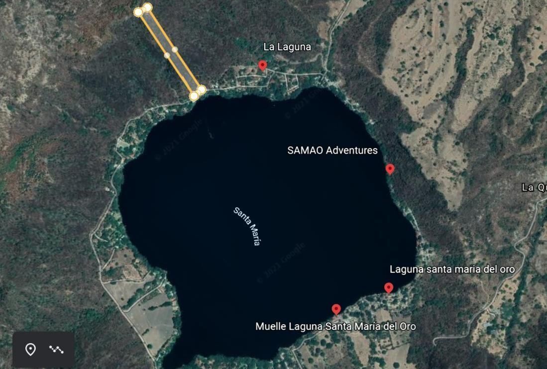 Ubicación terreno en venta santa maria del oro