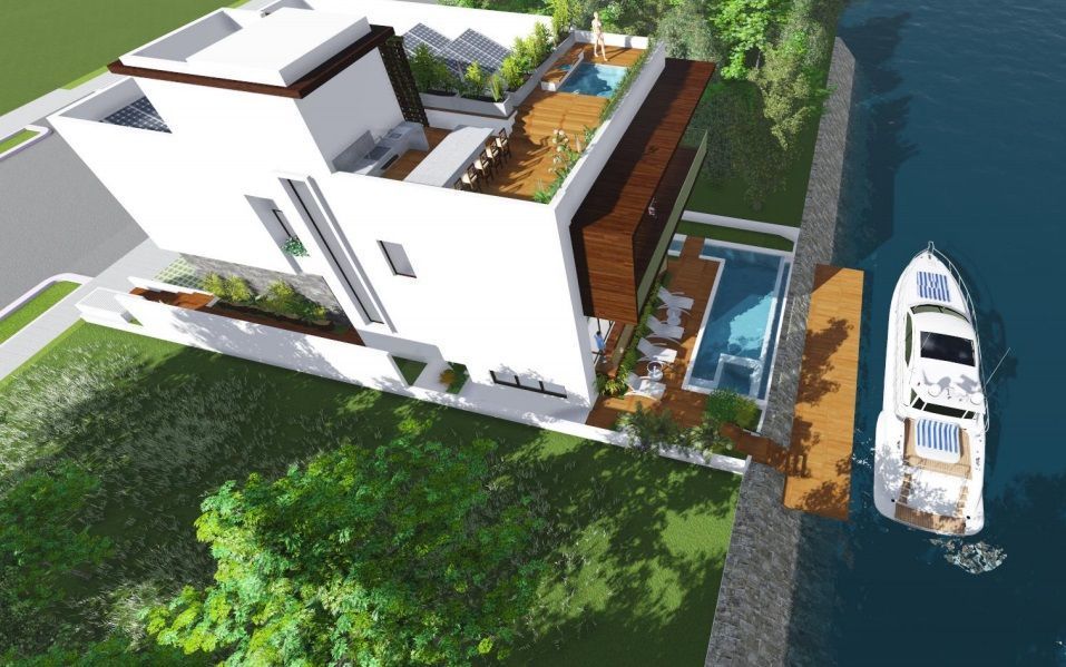 Casa en venta dentro de Puerto Cancun, con alberca