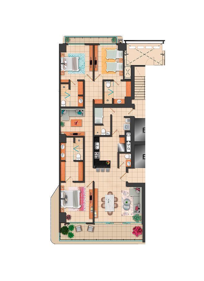 7 de 14: Departamento tipo A